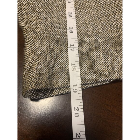 Coldwater Creek Gold Tweed Beaded Blazer Size W24 Winter - Picture 8 of 9